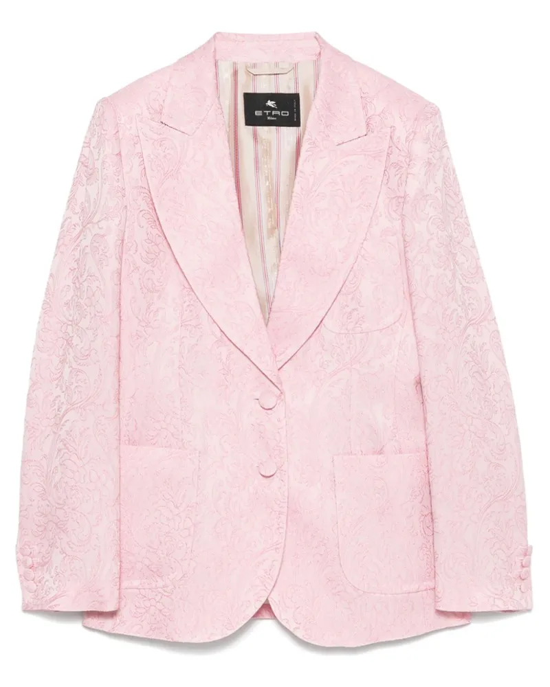 Etro Sakko aus Jacquard - Rosa Rosa