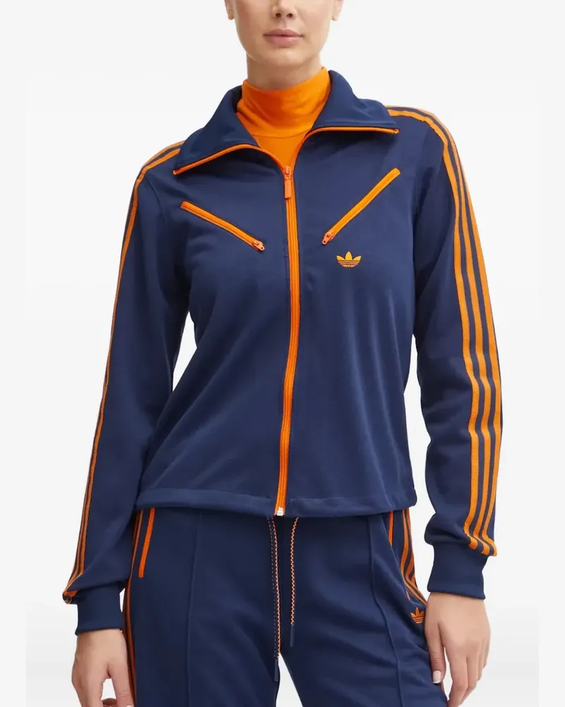 adidas Jacke mit Reißverschlüssen - Blau Blau