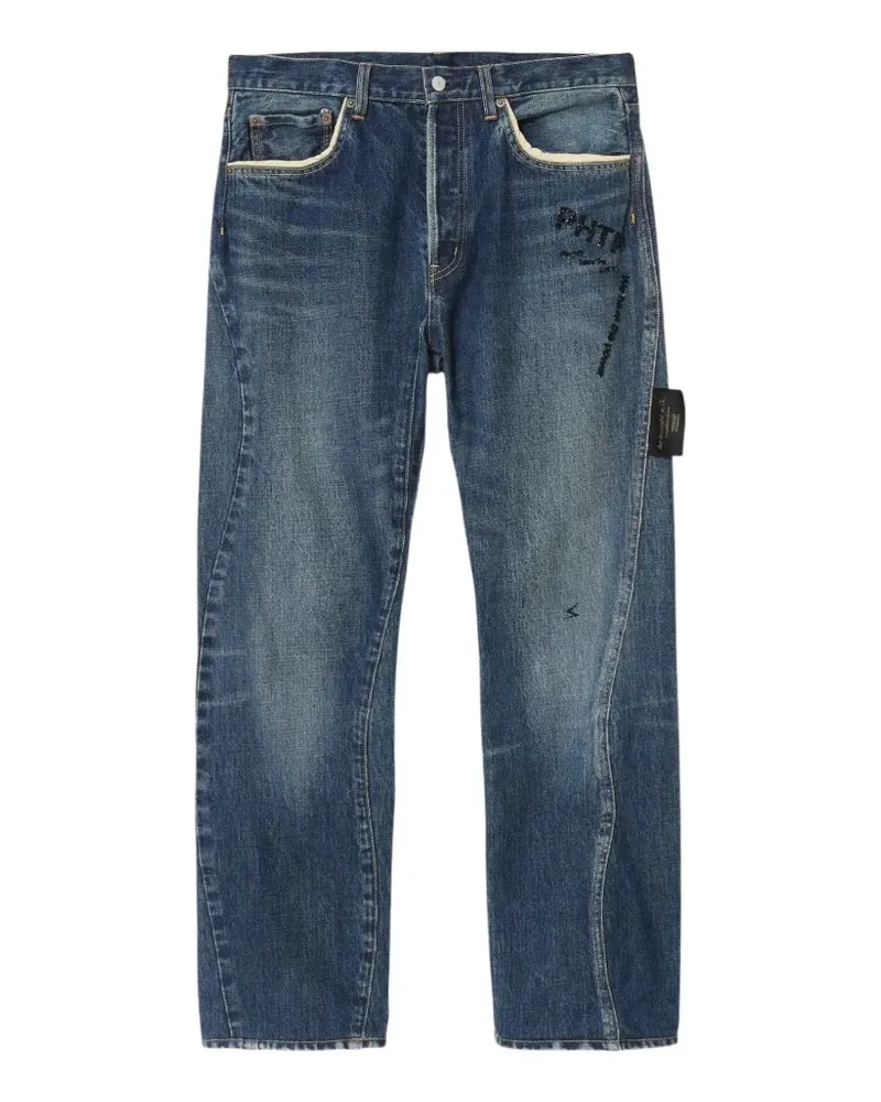 Undercover bead-embellished jeans - Blau Blau