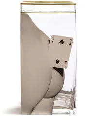 Seletti Große Two of Spades Vase Nude