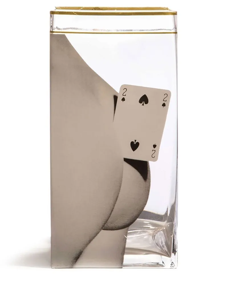 Seletti Große Two of Spades Vase - Nude Nude
