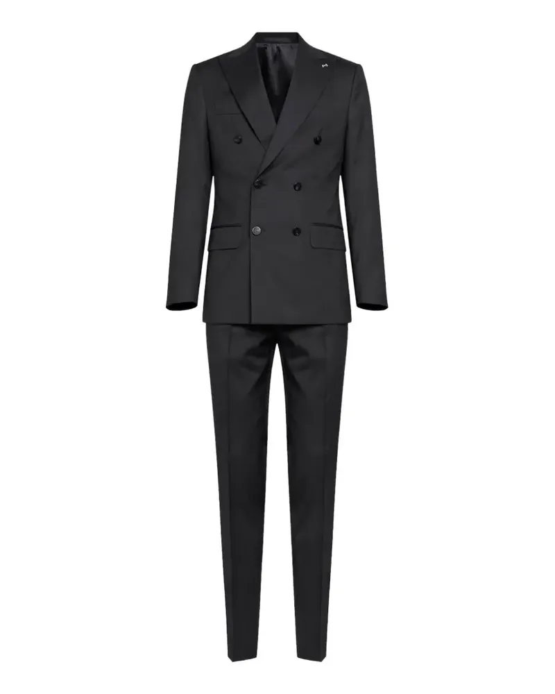 D4.0 double-breasted peak lapels suit - Braun Braun