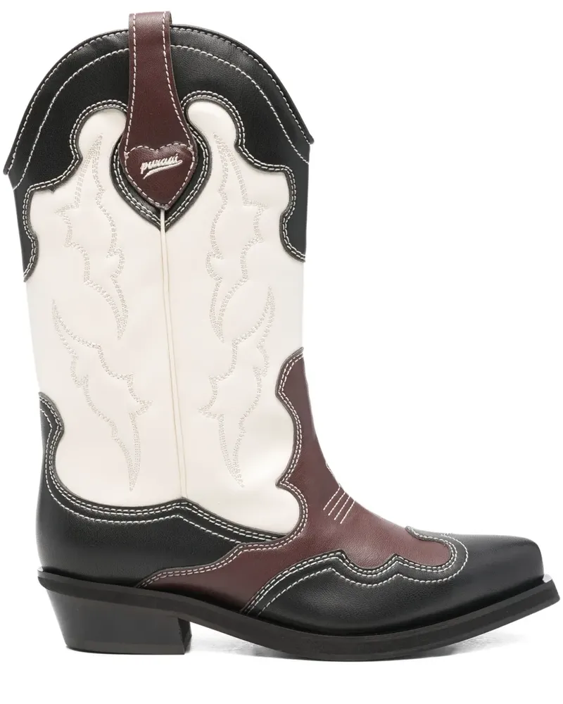 Puraai Rodeo Stiefel 40mm - Weiß Weiß