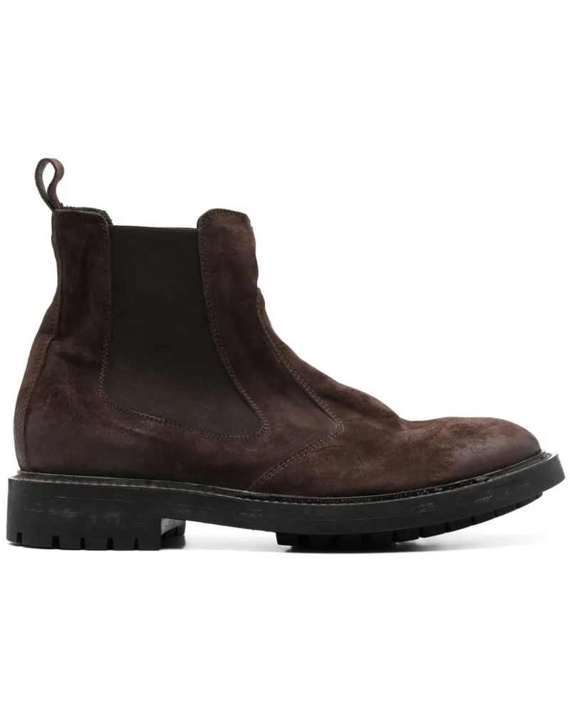 Moma Chelsea-Boots aus Wildleder - Braun Braun
