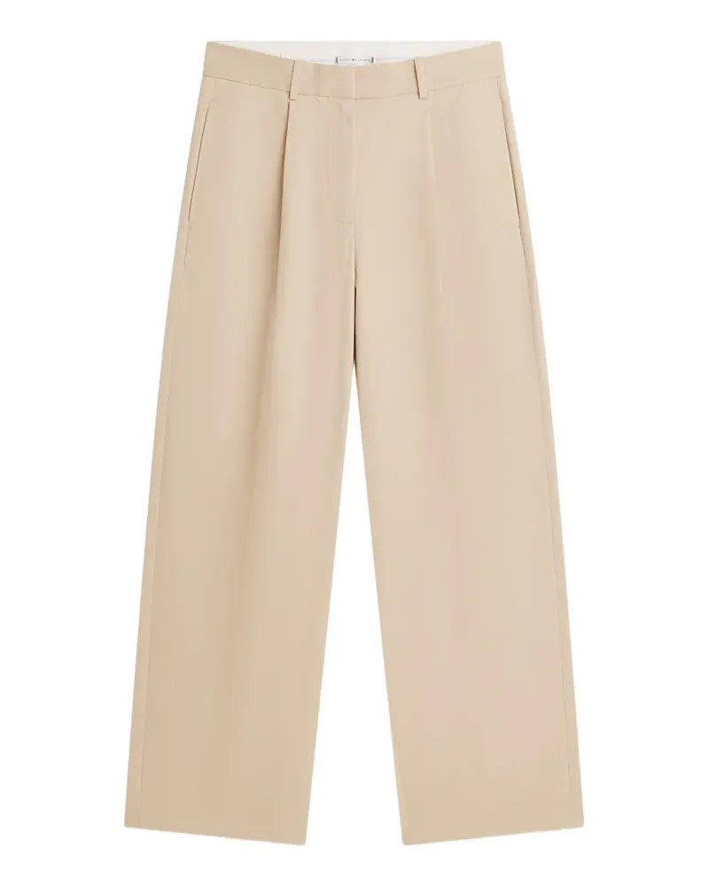 Tommy Hilfiger pleated wide-leg trousers - Nude Nude