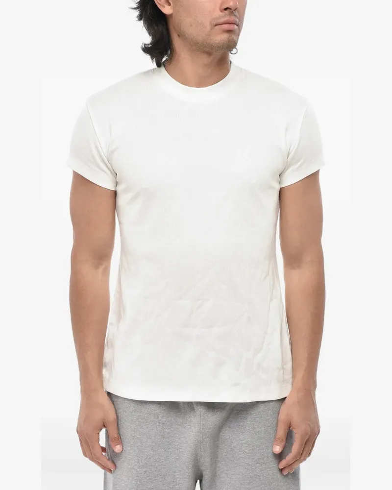 OFF-WHITE logo-print cotton-blend T-shirt - Weiß Weiß