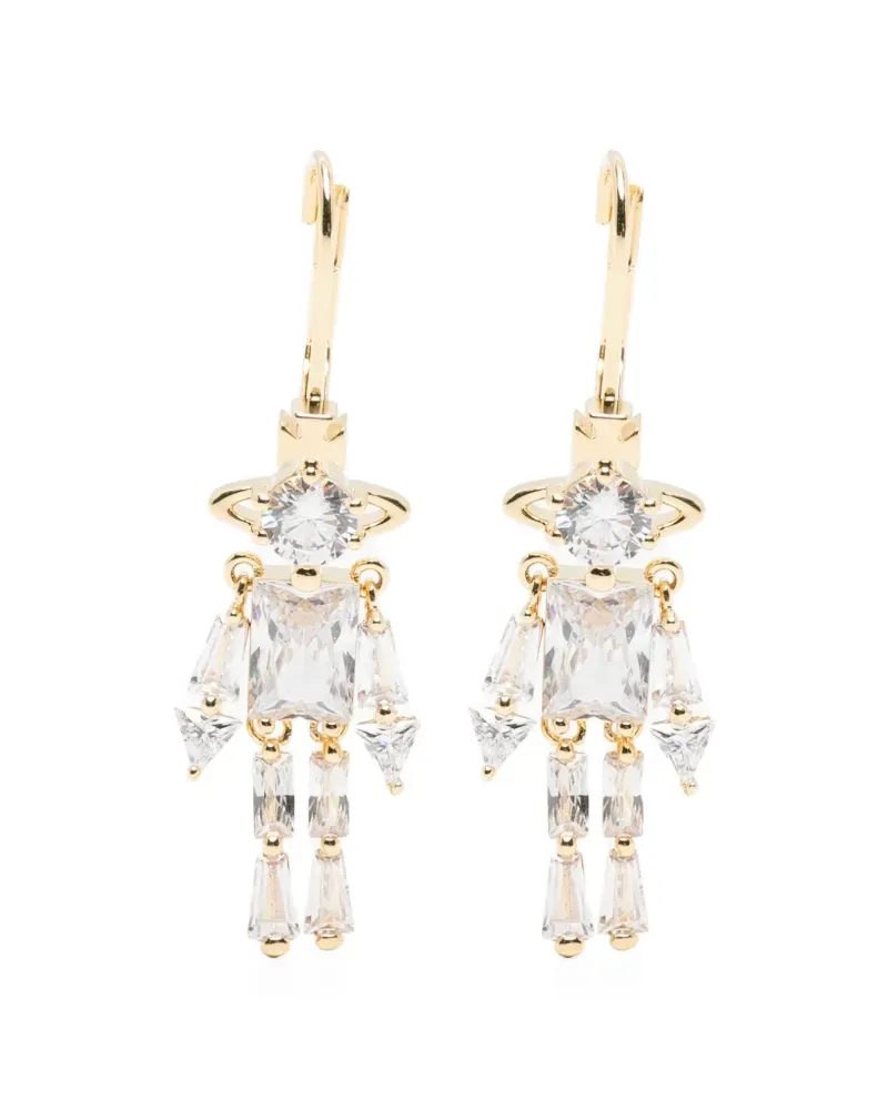 Vivienne Westwood Issa crystal-embellished earrings - Gold Gold