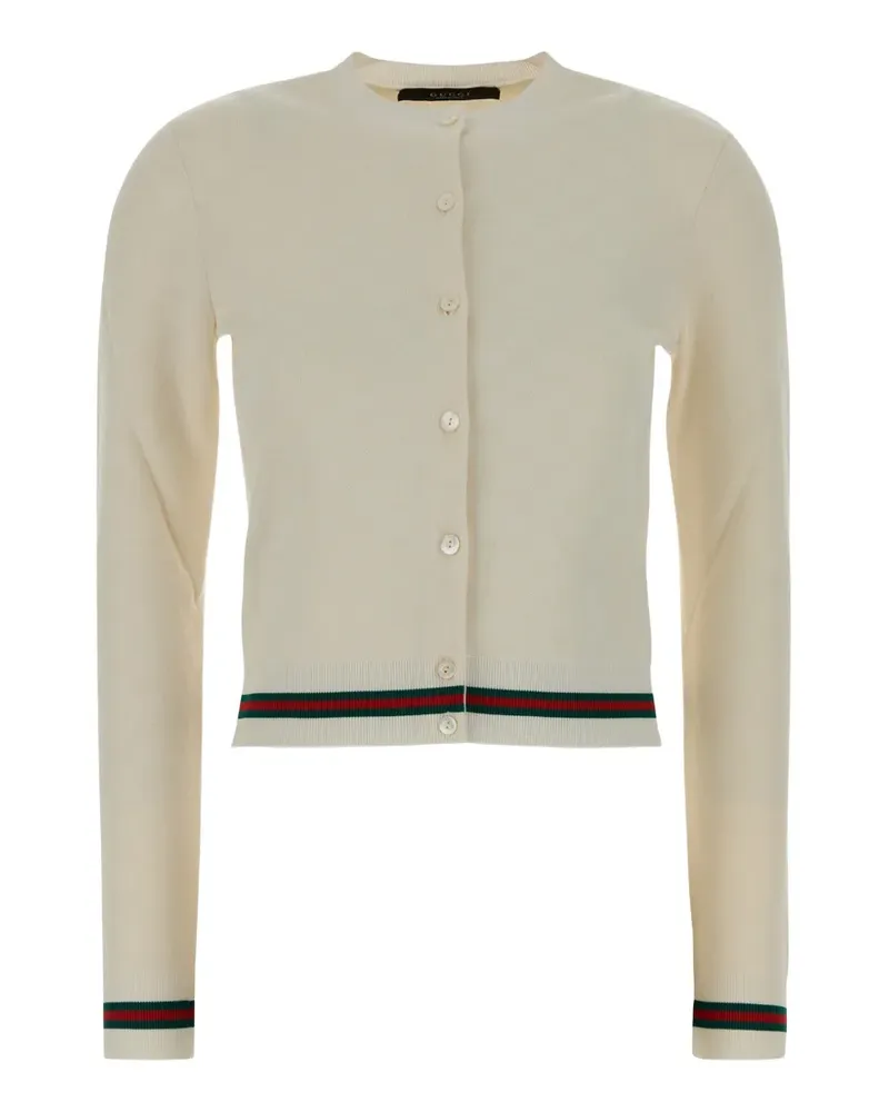 Gucci Feiner GG Cardigan aus Viskose-Jacquard - Nude Nude