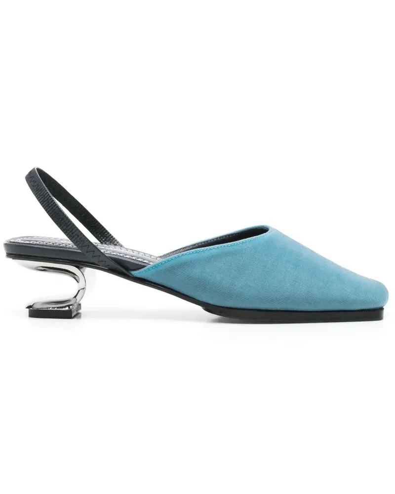NICOLE SALDAÑA Syd Mules 40mm - Blau Blau