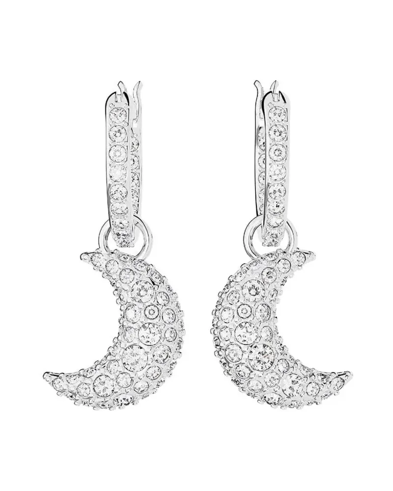 Swarovski Sublima Hängeohrringe - Silber Silber