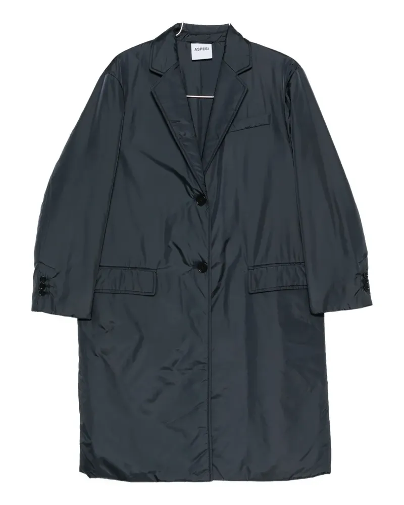 ASPESI button-fastening coat - Blau Blau