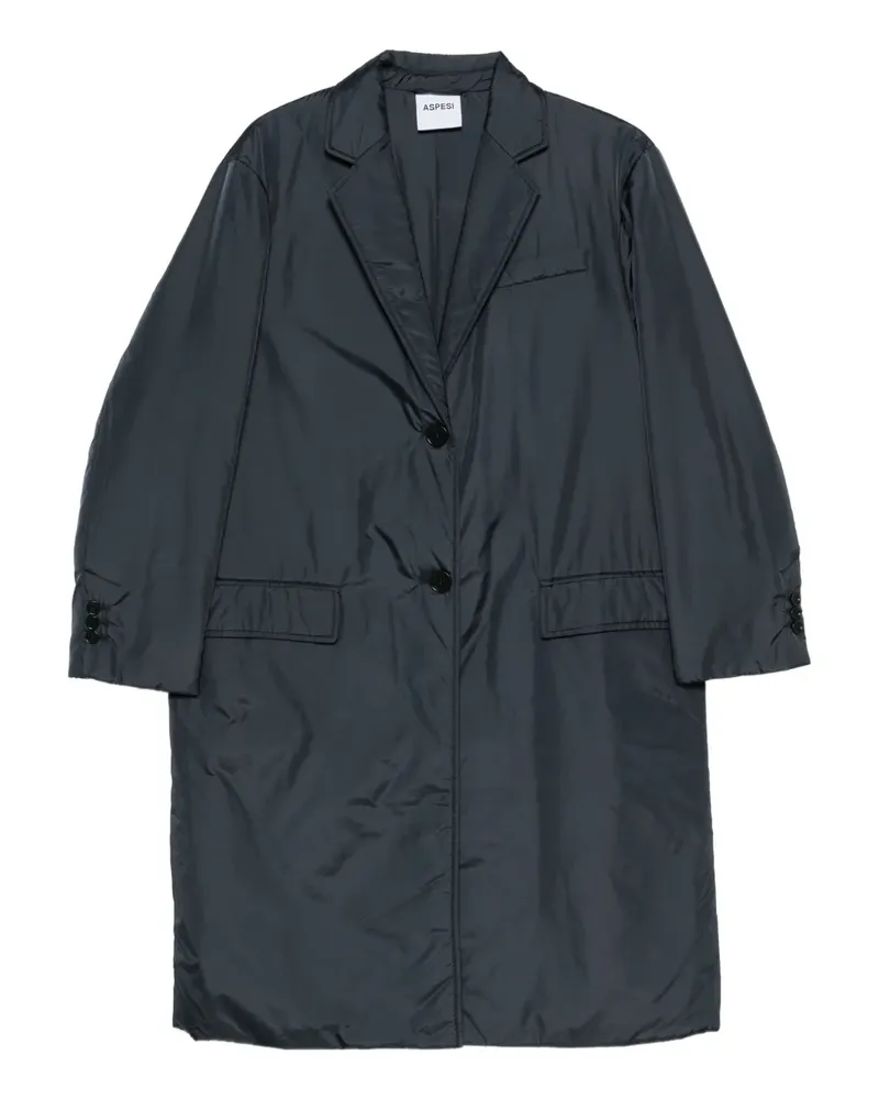 ASPESI button-fastening coat - Blau Blau