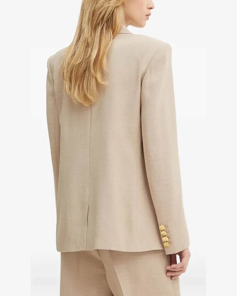 MARCIANO Los Angeles button pocket blazer - Nude Nude