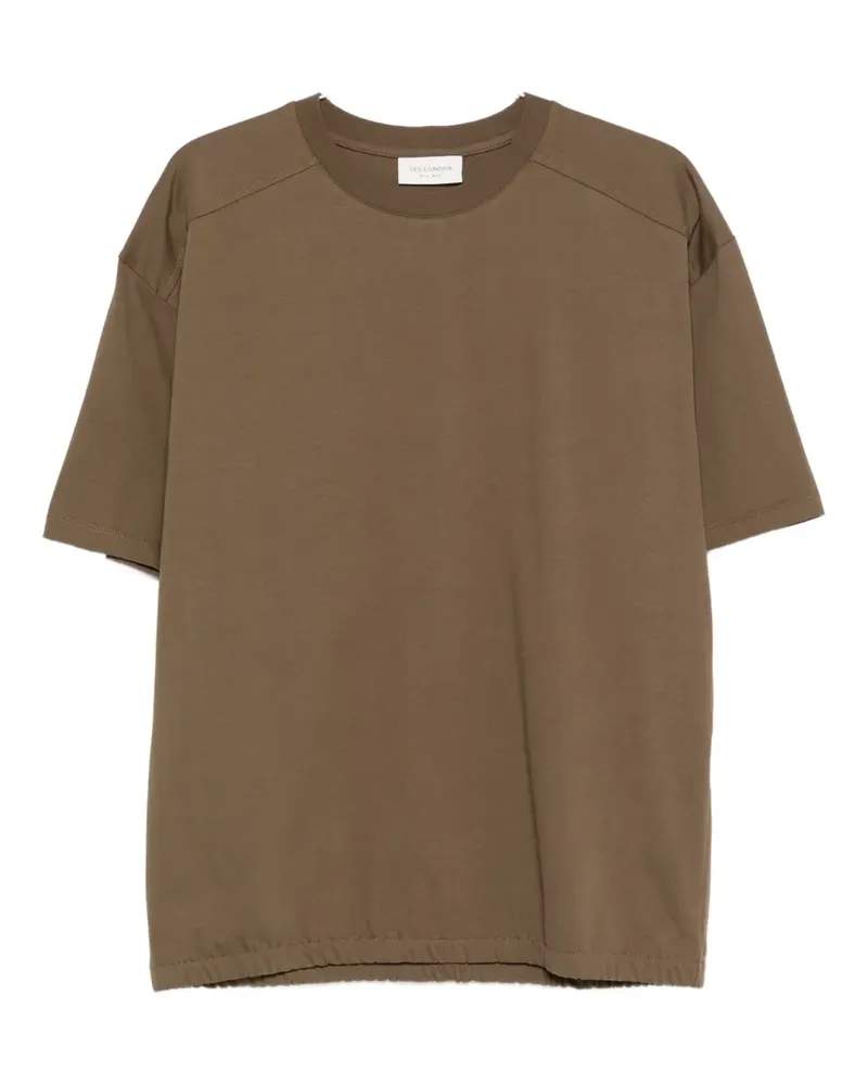 Yes London crew-neck T-shirt - Braun Braun