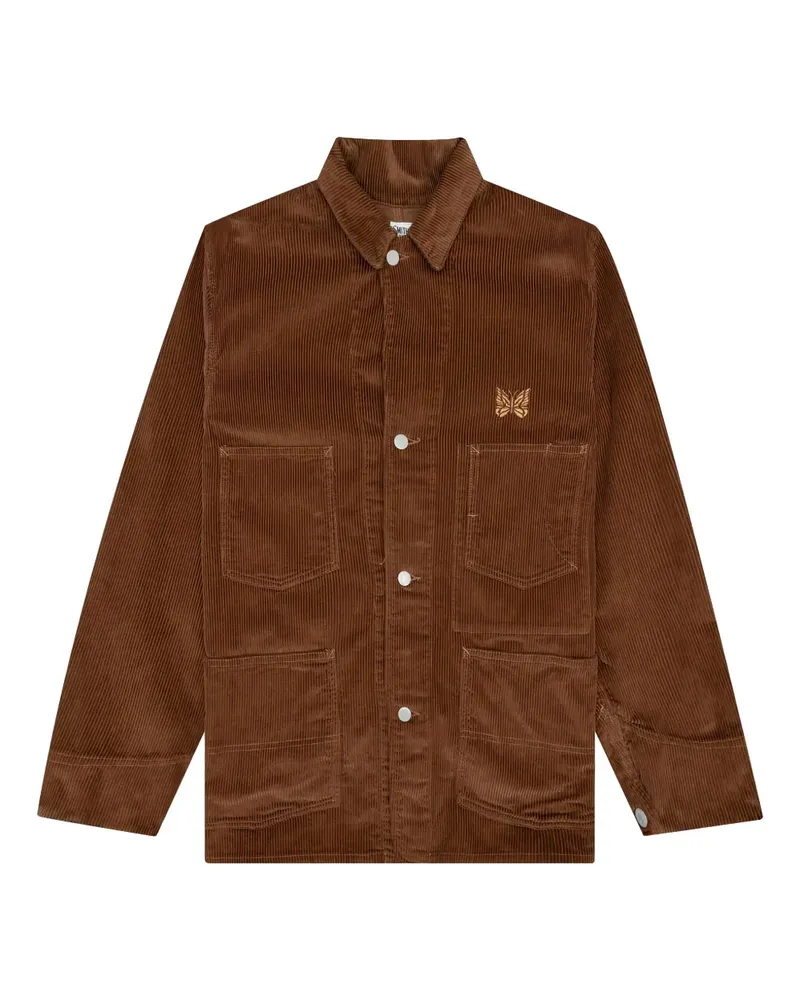 NEEDLES Jacke mit Logo-Stickerei - Braun Braun