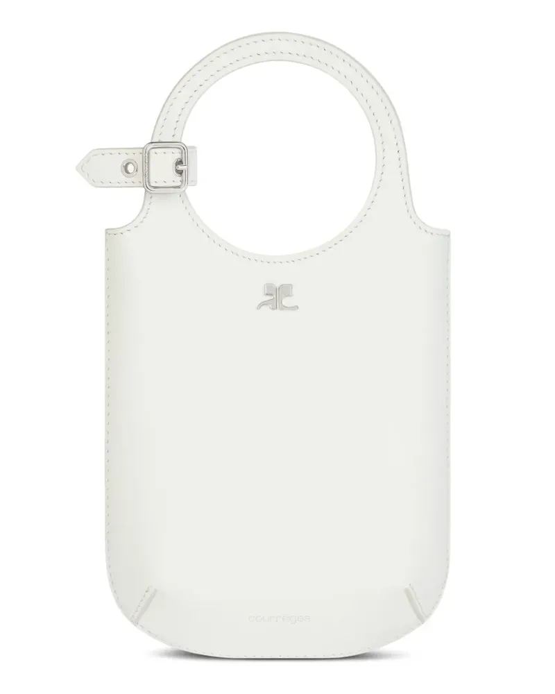 Courrèges Kleine Holy Tote Bag - Weiß Weiß