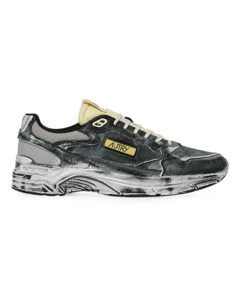AUTRY Hyperway distressed-effect sneakers - Schwarz Schwarz
