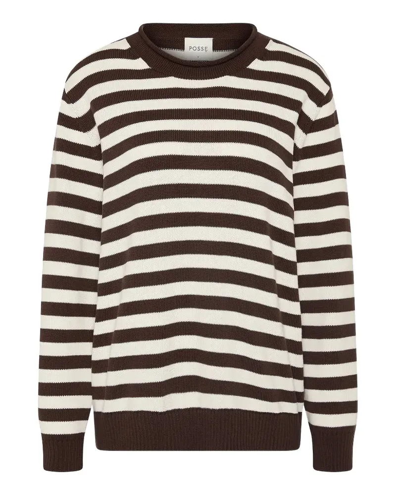 Posse Lara striped sweater - Braun Braun