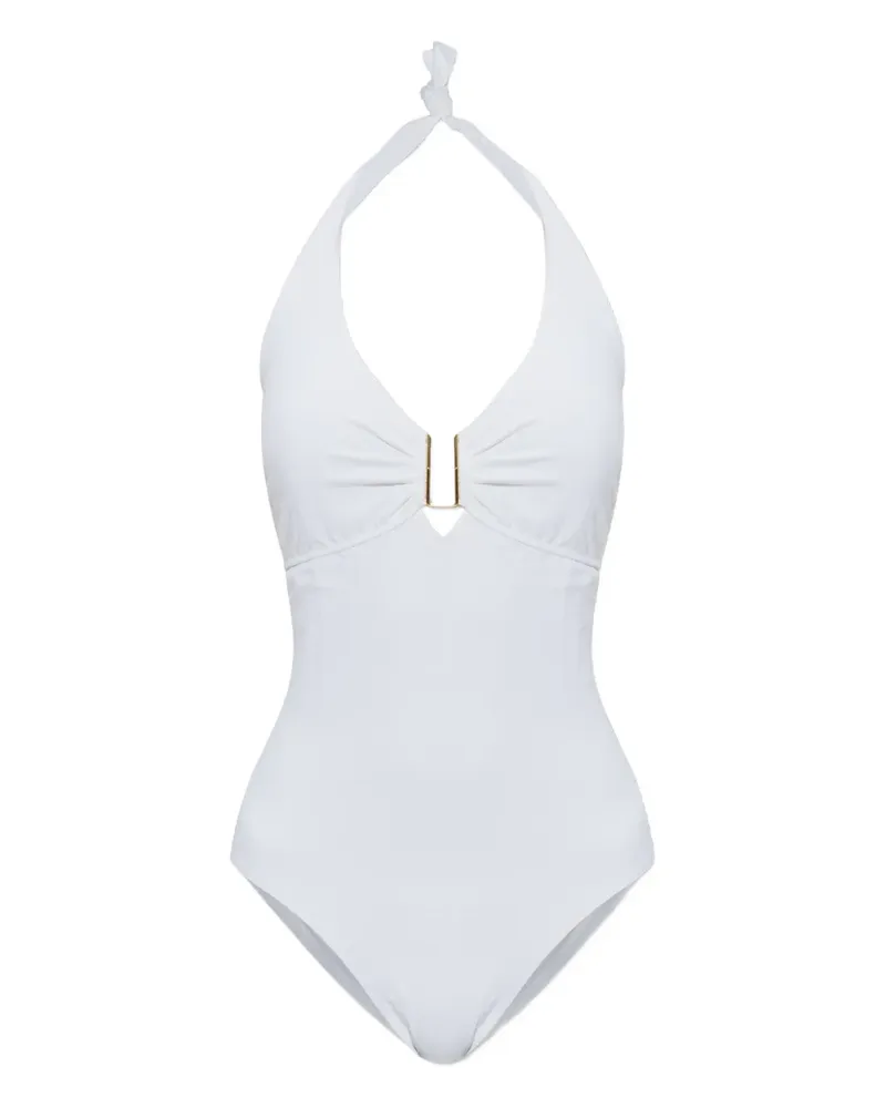 Melissa Odabash Tampa Badeanzug mit Schnürung - Weiß Weiß