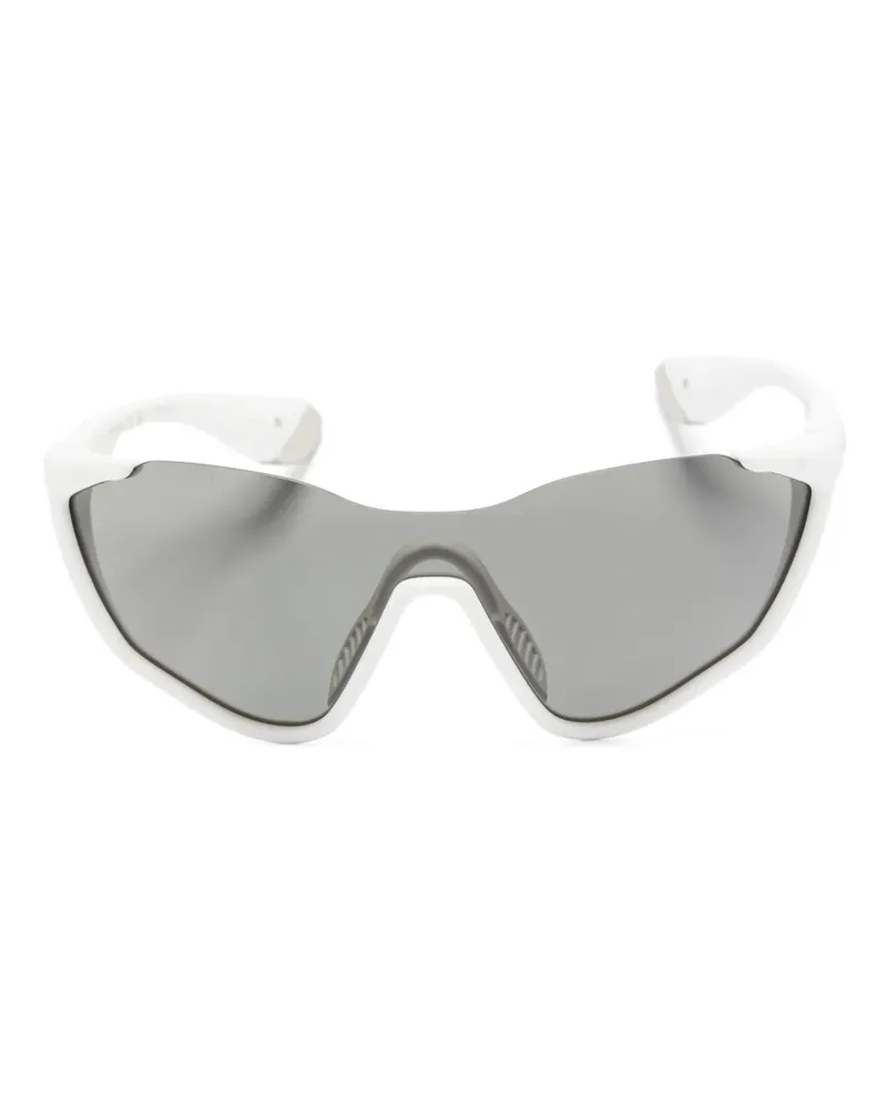 Gucci Sonnenbrille mit Shield-Gestell - Weiß Weiß