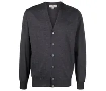 Cardigan mit Knopfleiste - Grau