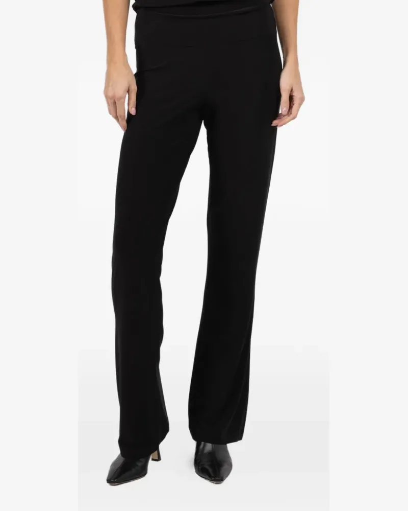 Norma Kamali boot-cut trousers - Schwarz Schwarz
