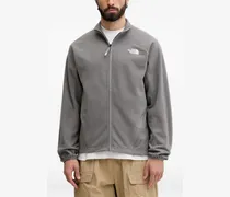 Oxara Fleece-Sweatshirt mit Reißverschluss - Grau