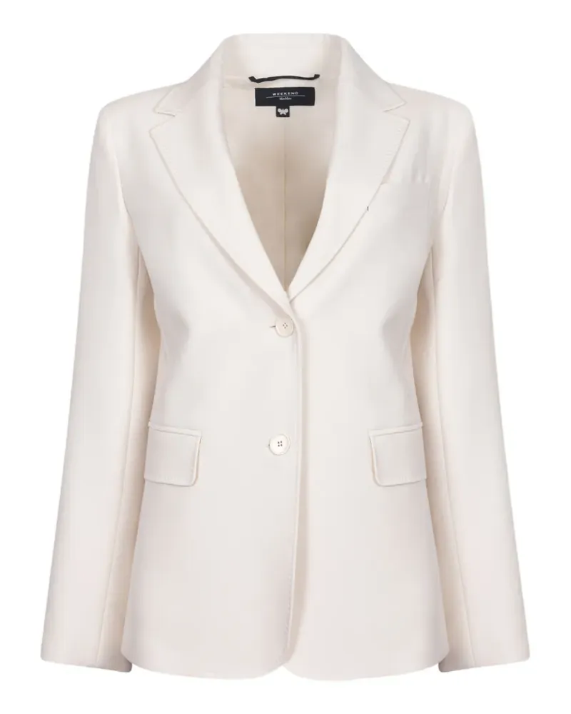 Max Mara button notched-lapel blazer - Nude Nude