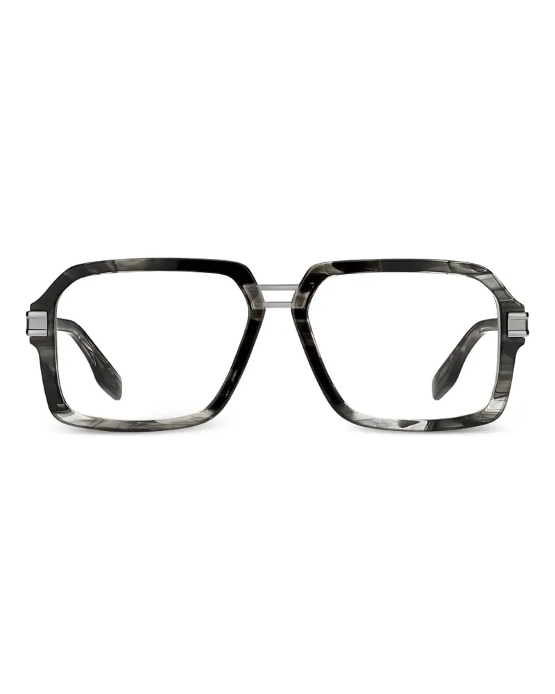 Marc Jacobs Brille mit eckigem Gestell - Grau Grau