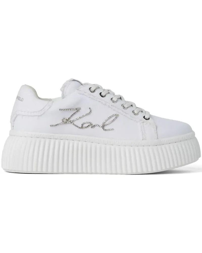 Karl Lagerfeld Kreeper Sneakers - Weiß Weiß