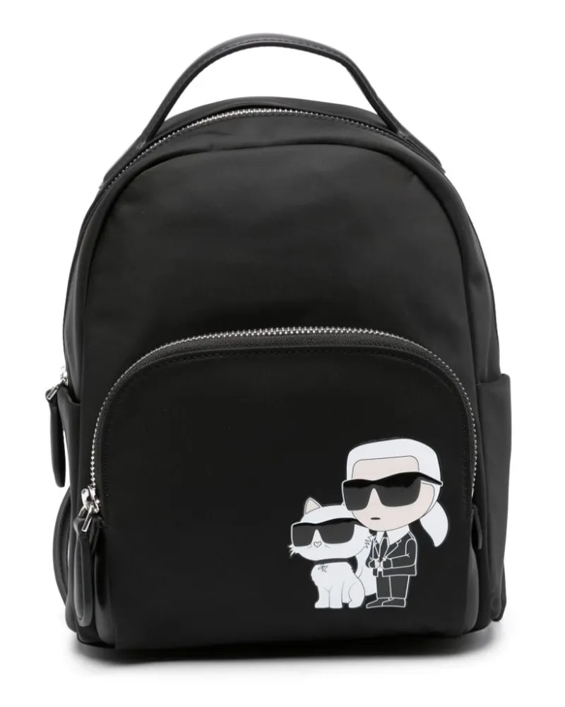 Karl Lagerfeld Kleiner K/Ikonik 2.0 Rucksack Schwarz