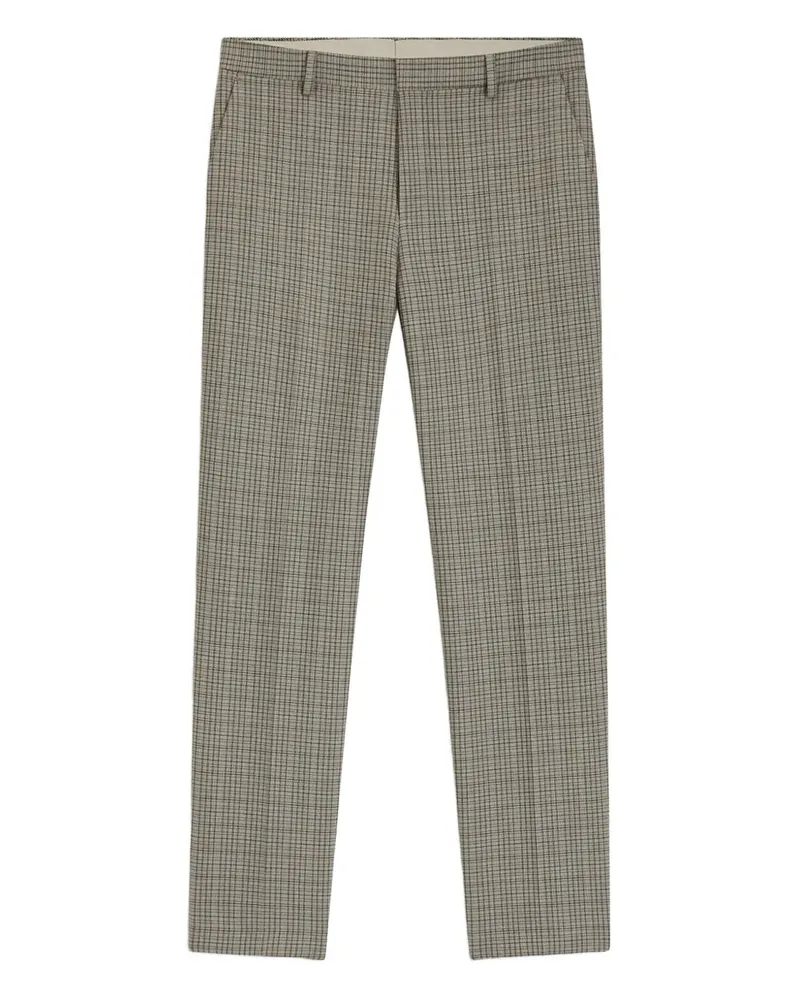 HUGO BOSS Peter checked-pattern trousers - Nude Nude