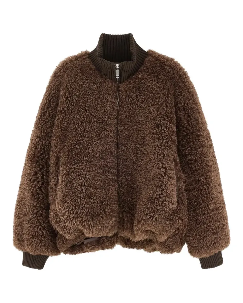Bellerose Fleecejacke mit Reißverschluss - Braun Braun