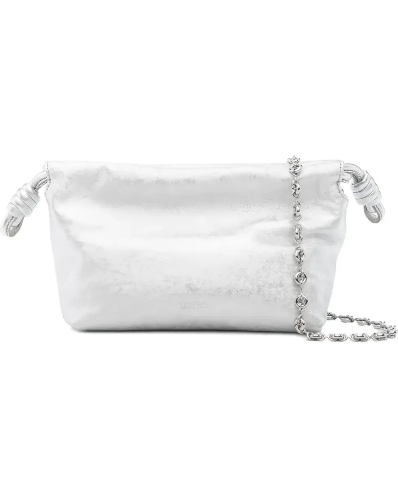 Loewe knotted clutch bag - Silber Silber