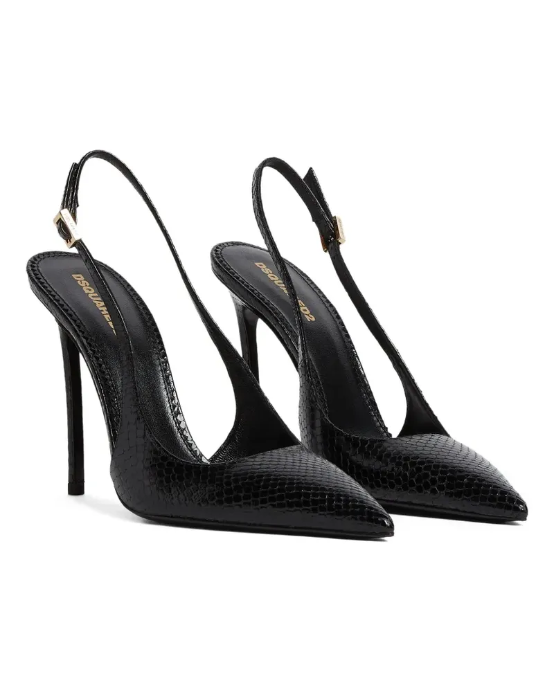 Dsquared2 Evening Slingback-Pumps - Schwarz Schwarz