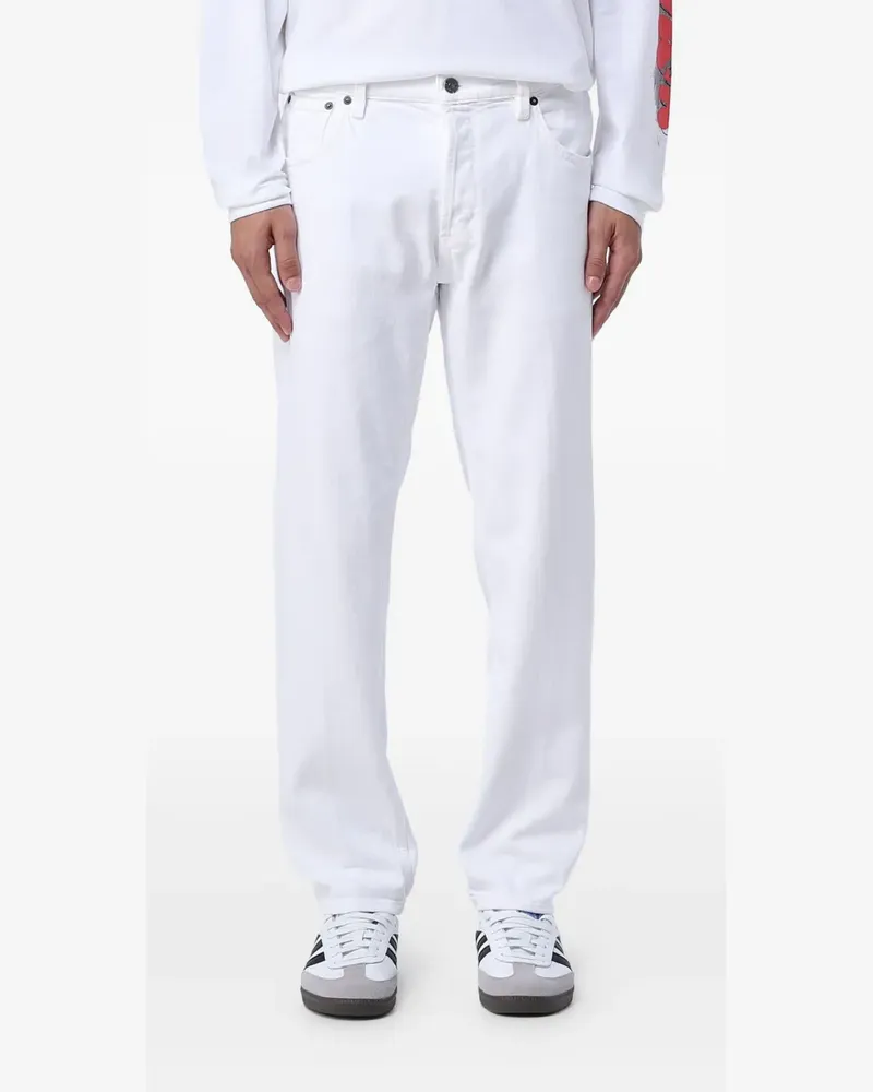 Dondup Jeans aus Baumwollstretch - Weiß Weiß