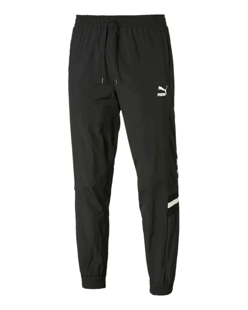 Puma Sporthose mit Logo-Print - Schwarz Schwarz