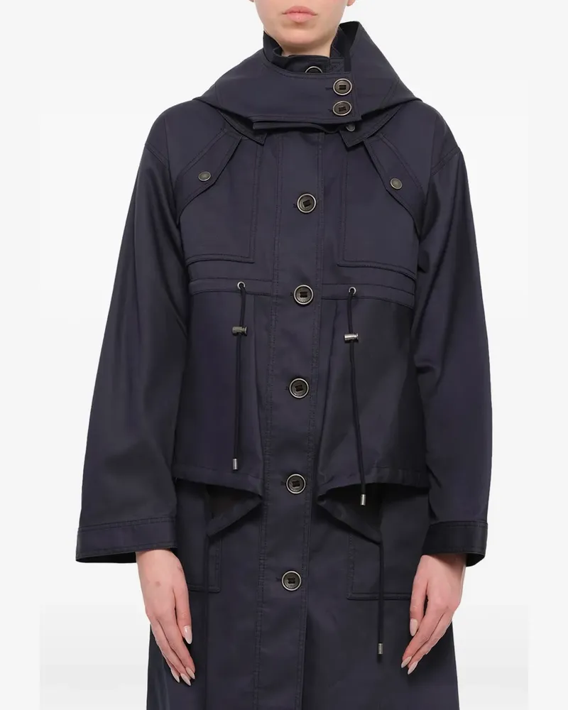Kenzo Parka in Oversized-Passform - Blau Blau