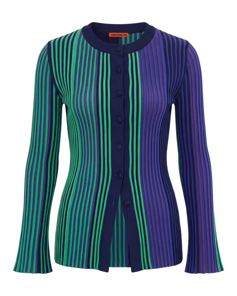 Simon Miller Gerippter Misha Cardigan - Blau Blau