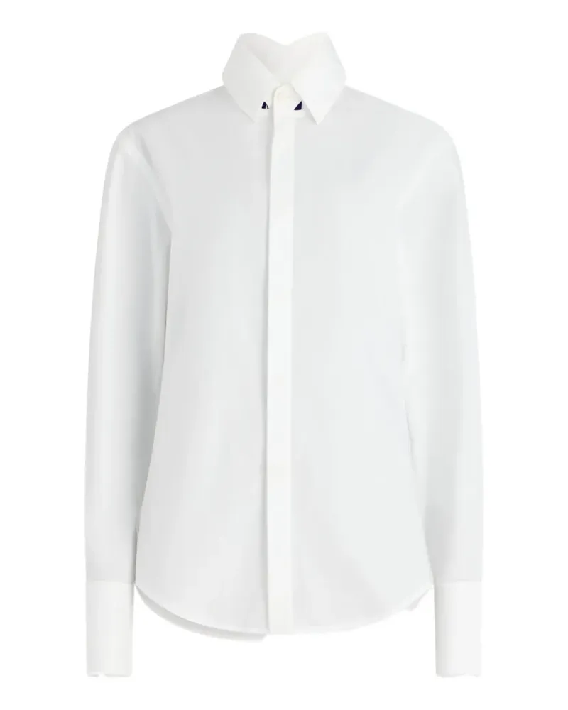 Jean Paul Gaultier folded cuff shirt - Weiß Weiß