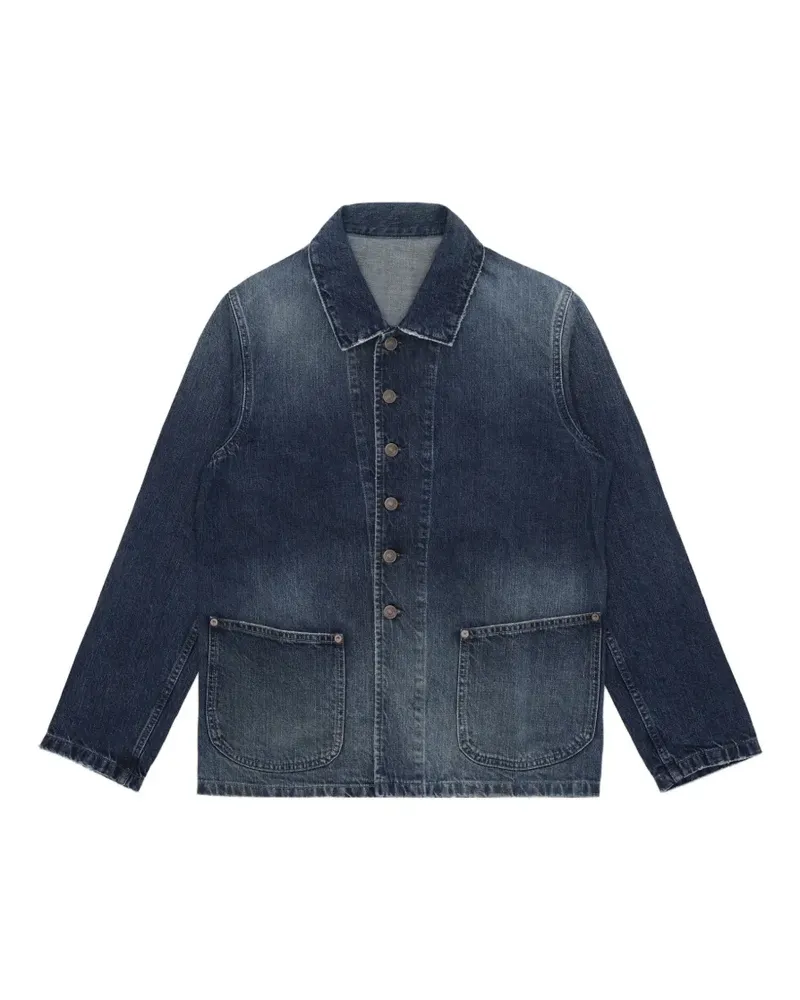 Fortela Clays patch-pocket denim jacket - Blau Blau