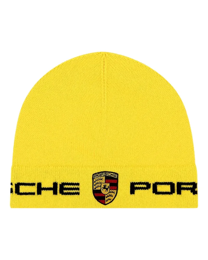 Aimé Leon Dore x Porsche Beanie mit Logo - Gelb Gelb