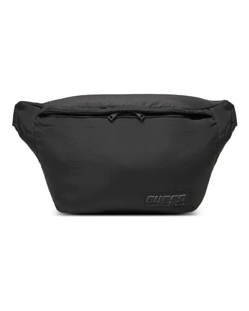 Guess Gürteltasche mit Logo-Patch - Schwarz Schwarz