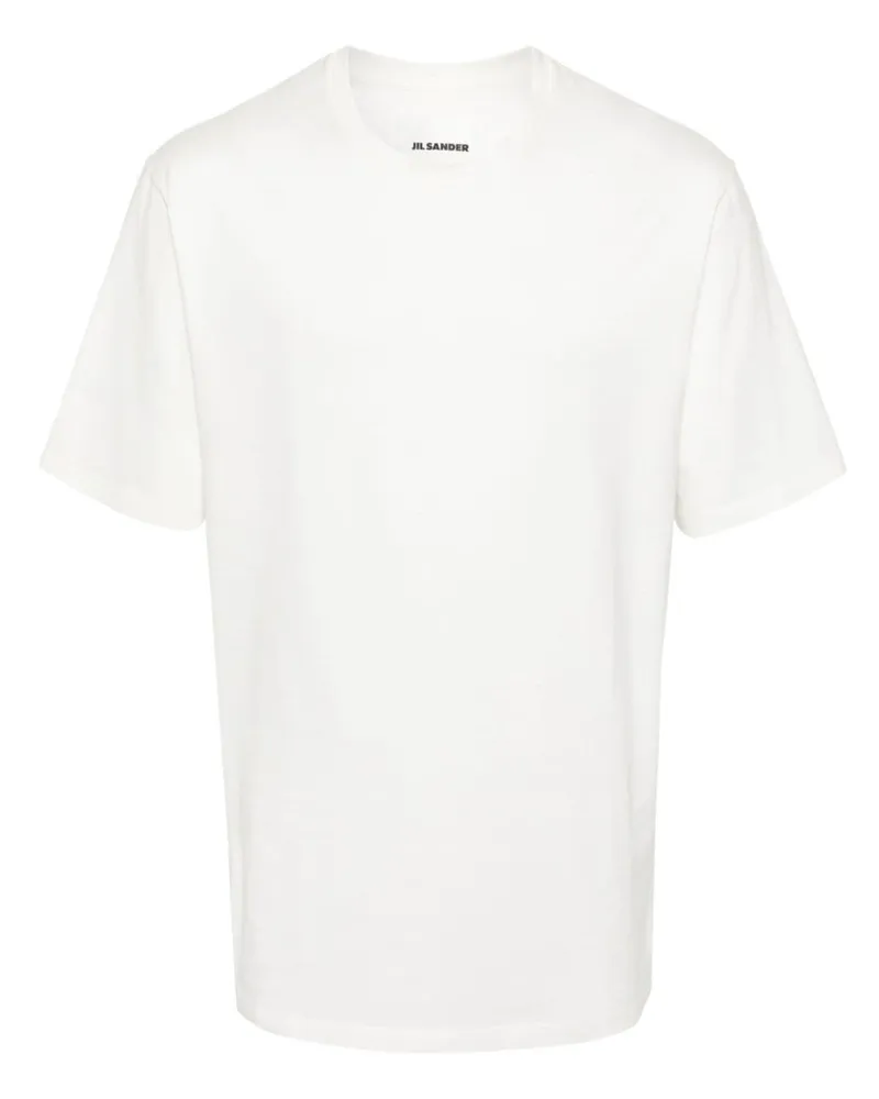 Jil Sander T-Shirt mit Logo-Print - Nude Nude