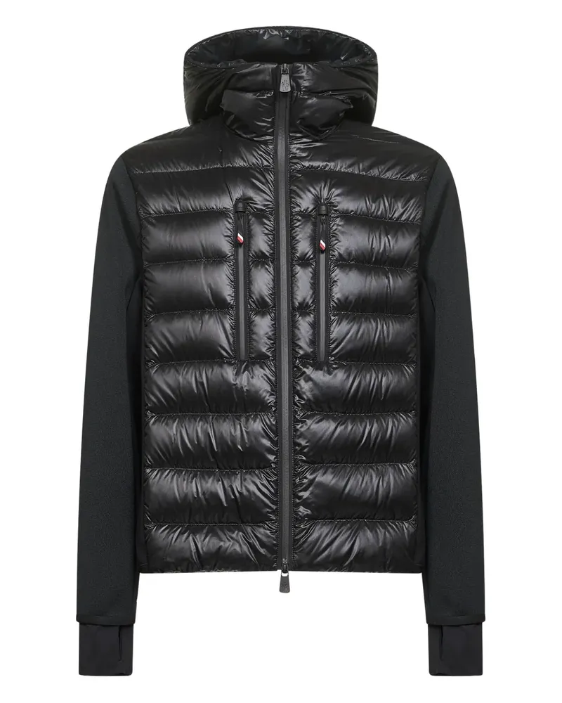 Moncler padded zip-up jacket - Schwarz Schwarz
