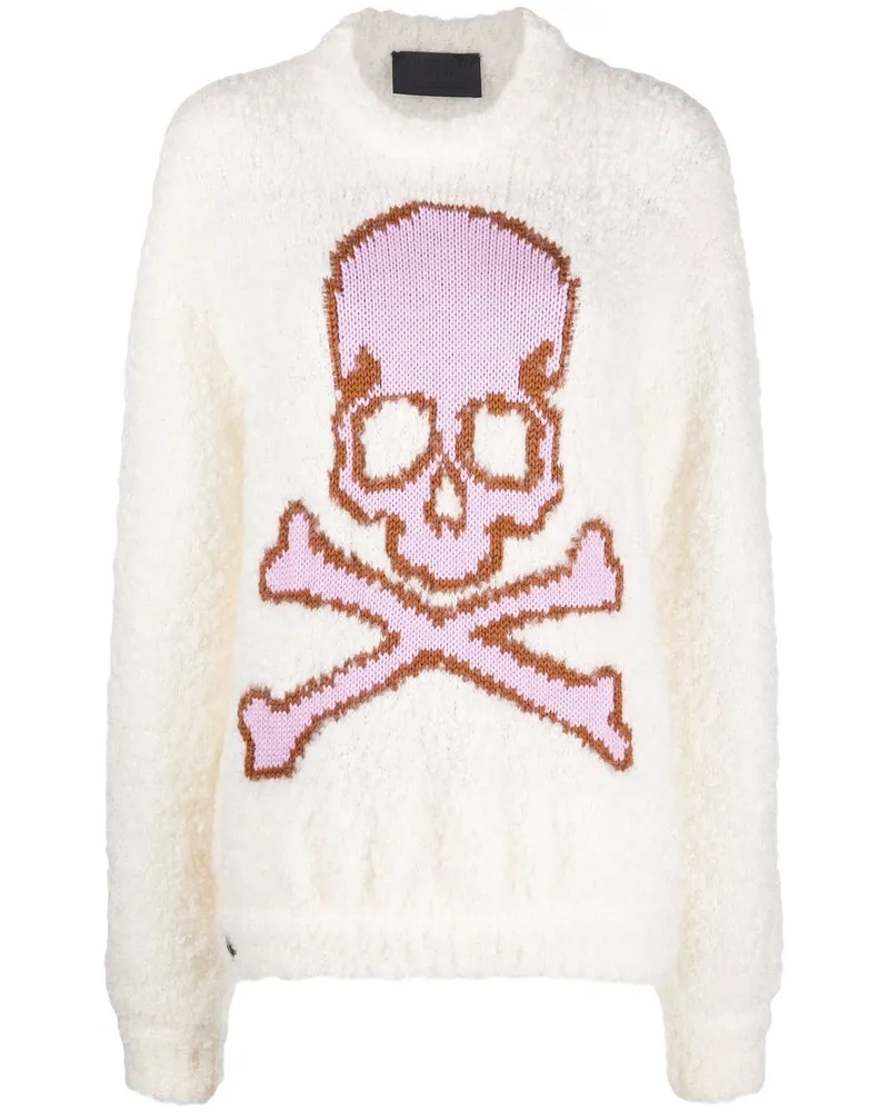 Philipp Plein Skull&Bones Pullover Nude