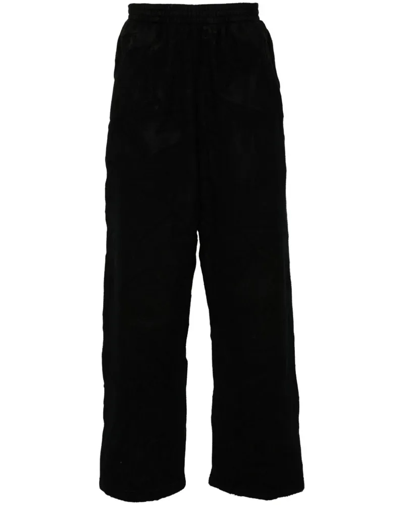 Balenciaga Jogginghose mit Knitteroptik - Schwarz Schwarz
