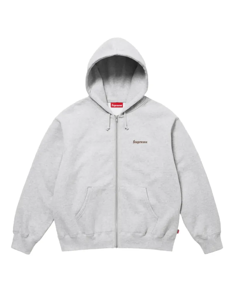 Supreme Being Crest "SS 25 - Grey" Kapuzenjacke - Grau Grau