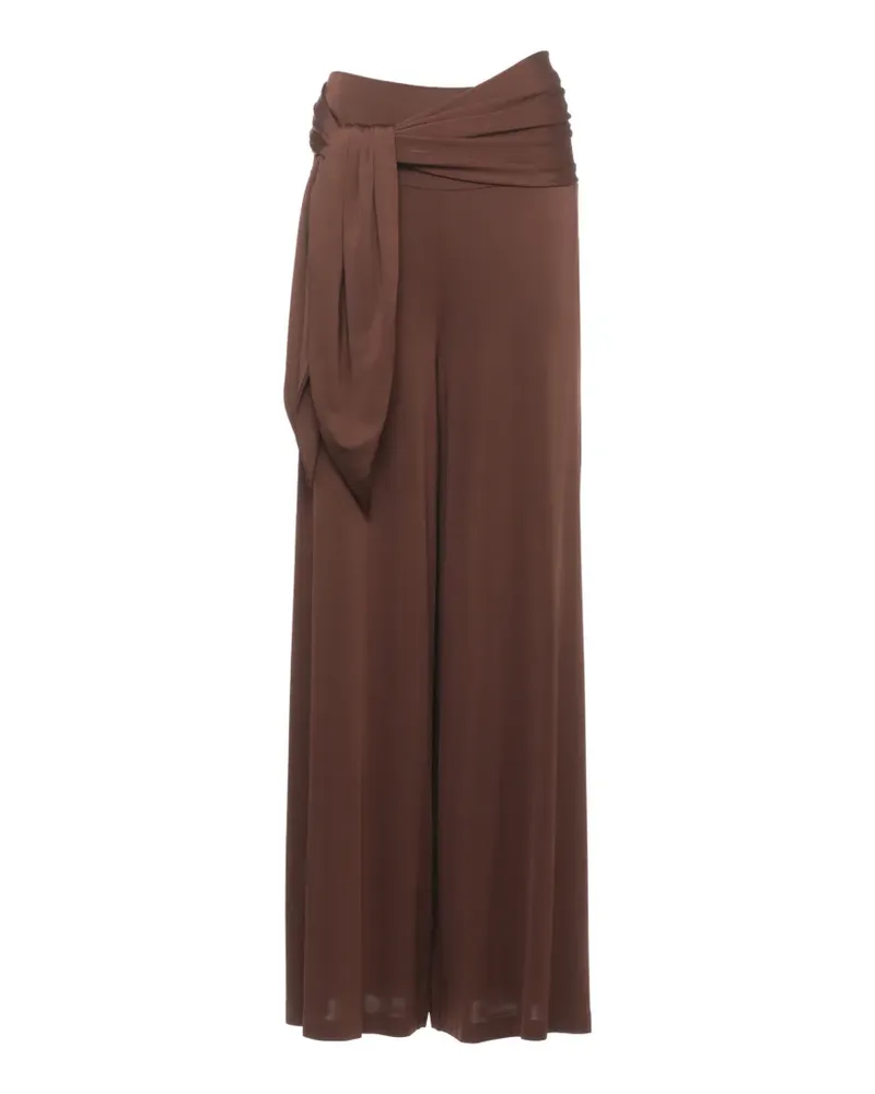 MARELLA tie-waist palazzo pants - Braun Braun