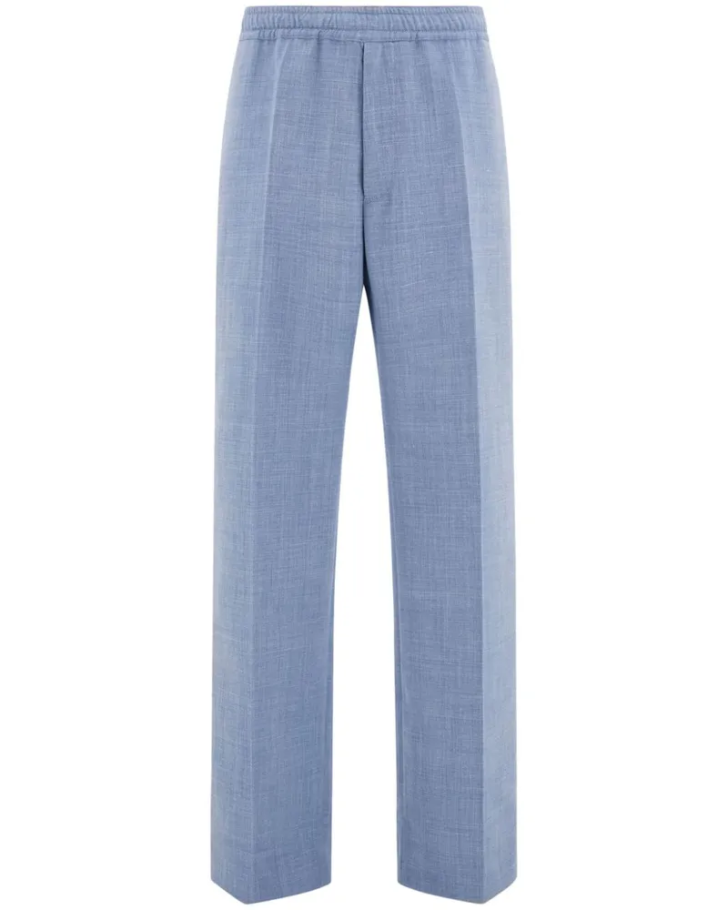 Ferragamo Hose mit meliertem Effekt - Blau Blau